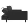 Black velvet 2-piece sofa set by , Sofas - Ref: Foro24-3216283, Price: 344,67 €, Discount: %