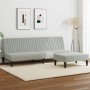 Light gray velvet 2-piece sofa set by , Sofas - Ref: Foro24-3216274, Price: 278,43 €, Discount: %