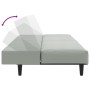 Light gray velvet 2-piece sofa set by , Sofas - Ref: Foro24-3216274, Price: 278,43 €, Discount: %