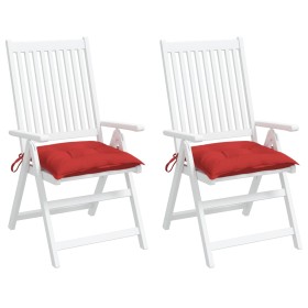 Cushions for pallets 2 units red Oxford fabric 50x50x7 cm by , Cushions for chairs and sofas - Ref: Foro24-361525, Price: 32,...