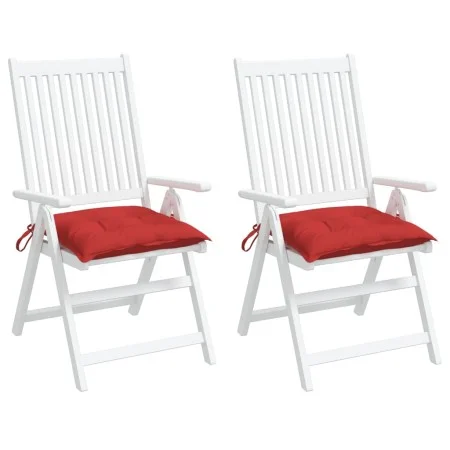 Kissen für Paletten 2 Einheiten roter Oxford-Stoff 50x50x7 cm von , Kissen für Stühle und Sofas - Ref: Foro24-361525, Preis: ...