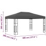 Cenador tela gris antracita 3x4 m de vidaXL, Carpas y cenadores - Ref: Foro24-48008, Precio: 202,18 €, Descuento: %