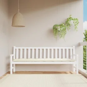 Garden bench cushion cream Oxford fabric 200x50x7 cm by , Cushions for chairs and sofas - Ref: Foro24-361642, Price: 35,01 €,...