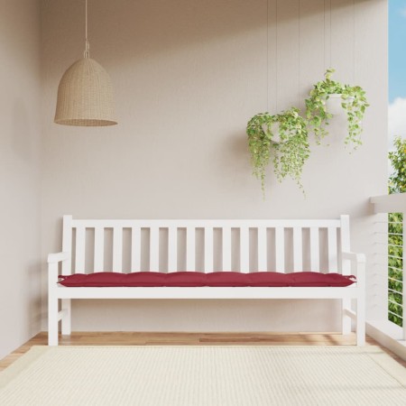 Garden bench cushion Oxford fabric red red 200x50x7 cm by , Cushions for chairs and sofas - Ref: Foro24-361649, Price: 30,31 ...