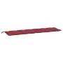 Cojín de banco de jardín tela Oxford rojo tinto 200x50x7 cm de , Cojines para sillas y sofás - Ref: Foro24-361649, Precio: 30...