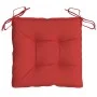 Cushions for pallets 6 units red Oxford fabric 50x50x7 cm by , Cushions for chairs and sofas - Ref: Foro24-361527, Price: 50,...