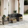 Set de muebles de jardín 6 pzas y cojines ratán sintético gris de , Conjuntos de jardín - Ref: Foro24-3226823, Precio: 367,59...