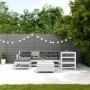 Set muebles jardín 7 pzas con cojines madera maciza pino blanco de , Conjuntos de jardín - Ref: Foro24-3250953, Precio: 602,4...