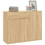 Aparador de madera contrachapada color roble Sonoma 88x30x70 cm de vidaXL, Aparadores - Ref: Foro24-800678, Precio: 85,64 €, ...
