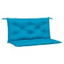 Garden bench cushions 2 pcs light blue 100x50x7 cm by , Cushions for chairs and sofas - Ref: Foro24-361663, Price: 36,18 €, D...