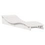 Tumbonas madera maciza de pino blanco 2 unidades 205x60x31,5 cm de , Tumbonas - Ref: Foro24-832575, Precio: 172,17 €, Descuen...