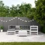 7-teiliges Gartenmöbel-Set mit Kissen aus massivem Weißkiefernholz von , Gartensets - Ref: Foro24-3250913, Preis: 620,35 €, R...
