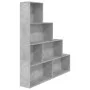 Plywood gray concrete shelf 155x24x160cm by vidaXL, Bookcases and shelves - Ref: Foro24-800661, Price: 67,87 €, Discount: %