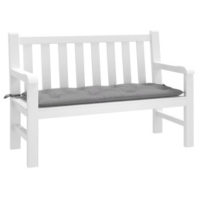 Gartenbankauflage Oxford-Stoff grau 120x50x7 cm von , Kissen für Stühle und Sofas - Ref: Foro24-361584, Preis: 28,41 €, Rabat...