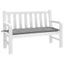 Cojín de banco de jardín tela Oxford gris 120x50x7 cm de , Cojines para sillas y sofás - Ref: Foro24-361584, Precio: 28,10 €,...