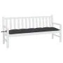 Garden bench cushion Oxford fabric black 180x50x7 cm by , Cushions for chairs and sofas - Ref: Foro24-361628, Price: 33,03 €,...