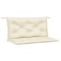 Garden bench cushions 2 pcs cream Oxford fabric 100x50x7cm by , Cushions for chairs and sofas - Ref: Foro24-361661, Price: 36...