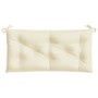 Garden bench cushions 2 pcs cream Oxford fabric 100x50x7cm by , Cushions for chairs and sofas - Ref: Foro24-361661, Price: 36...