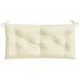 Garden bench cushions 2 pcs cream Oxford fabric 100x50x7cm by , Cushions for chairs and sofas - Ref: Foro24-361661, Price: 35...
