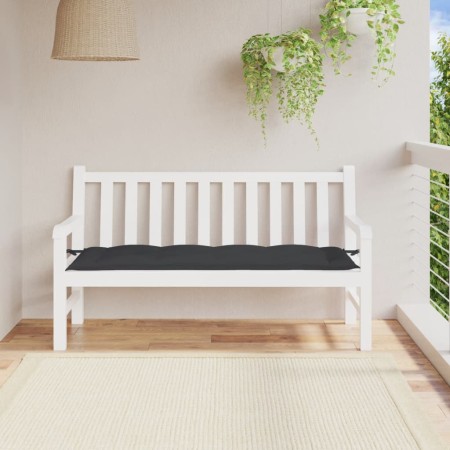 Garden bench cushion Oxford fabric black 150x50x7 cm by , Cushions for chairs and sofas - Ref: Foro24-361609, Price: 32,05 €,...