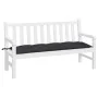Cojín de banco de jardín tela Oxford negro 150x50x7 cm de , Cojines para sillas y sofás - Ref: Foro24-361609, Precio: 31,69 €...