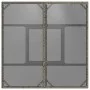 Garden table glass surface PE rattan gray 80x80x75 cm by , Garden tables - Ref: Foro24-365522, Price: 83,47 €, Discount: %