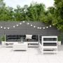 Set muebles jardín 6 pzas con cojines madera maciza pino blanco de , Conjuntos de jardín - Ref: Foro24-3250809, Precio: 544,62 €