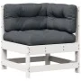 6-piece garden furniture set with solid white pine wood cushions by , Garden sets - Ref: Foro24-3250809, Price: 522,83 €, Dis...