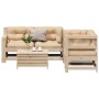 5-teiliges Gartenmöbel-Set mit Kissen aus massivem Kiefernholz von , Gartensets - Ref: Foro24-3250816, Preis: 550,28 €, Rabat...