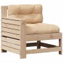 5-teiliges Gartenmöbel-Set mit Kissen aus massivem Kiefernholz von , Gartensets - Ref: Foro24-3250816, Preis: 550,28 €, Rabat...