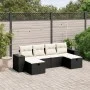 Set de sofás de jardín 6 piezas y cojines ratán sintético negro de , Conjuntos de jardín - Ref: Foro24-3264472, Precio: 359,1...