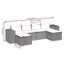 Set de sofás de jardín 6 piezas y cojines ratán sintético negro de , Conjuntos de jardín - Ref: Foro24-3264472, Precio: 359,1...
