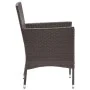 Sillas de comedor de jardín 2 unidades ratán sintético marrón de , Sillas de jardín - Ref: Foro24-318496, Precio: 147,98 €, D...