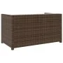 Set muebles de jardín 5 piezas y cojines ratán sintético marrón de vidaXL, Conjuntos de jardín - Ref: Foro24-48133, Precio: 2...