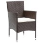 Garden dining set 11 pieces brown synthetic rattan by , Garden sets - Ref: Foro24-3095932, Price: 867,07 €, Discount: %