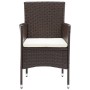 Garden dining set 11 pieces brown synthetic rattan by , Garden sets - Ref: Foro24-3095932, Price: 867,07 €, Discount: %