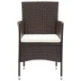 Garden dining set 11 pieces brown synthetic rattan by , Garden sets - Ref: Foro24-3095932, Price: 861,58 €, Discount: %