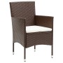 Garten-Bistro-Set 3-teilig PE-Rattan braun gehärtetes Glas von , Gartensets - Ref: Foro24-3095905, Preis: 232,59 €, Rabatt: %