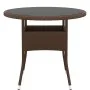 Garden bistro set 3 pieces PE rattan brown tempered glass by , Garden sets - Ref: Foro24-3095905, Price: 242,77 €, Discount: %