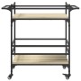 Küchenwagen aus Sonoma-Eichenholzwerkstoff, 82 x 40 x 78,5 cm von , Küchen- und Speisewagen - Ref: Foro24-842362, Preis: 50,9...