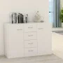 Aparador de madera contrachapada blanco 88x30x65 cm by vidaXL, Sideboards - Ref: Foro24-800684, Price: 91,63 €, Discount: %