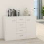 Weißer Sperrholz-Sideboard 88x30x65 cm von vidaXL, Sideboards - Ref: Foro24-800684, Preis: 92,21 €, Rabatt: %