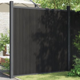 Graues WPC-Zaunelement 173 x 186 cm von , Zaunpaneele - Ref: Foro24-4003980, Preis: 329,23 €, Rabatt: %