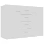 Aparador de madera contrachapada blanco 88x30x65 cm by vidaXL, Sideboards - Ref: Foro24-800684, Price: 91,63 €, Discount: %