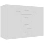 Weißer Sperrholz-Sideboard 88x30x65 cm von vidaXL, Sideboards - Ref: Foro24-800684, Preis: 92,21 €, Rabatt: %