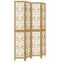 4-panel partition screen solid paulownia wood brown by , Room dividers - Ref: Foro24-358868, Price: 103,90 €, Discount: %
