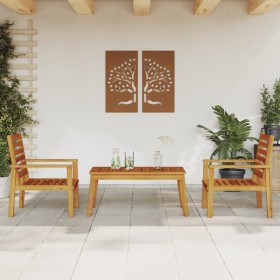 Juego de muebles de jardín 3 piezas madera maciza acacia de , Conjuntos de jardín - Ref: Foro24-3211806, Precio: 211,07 €, De...