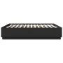 Bed frame with LED lights black engineered wood 200x200cm by , Beds and slatted bases - Ref: Foro24-3209584, Price: 190,79 €,...