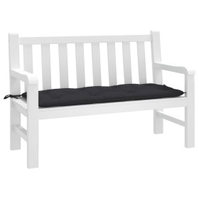 Cojín de banco de jardín tela Oxford negro 120x50x7 cm de , Cojines para sillas y sofás - Ref: Foro24-361590, Precio: 28,41 €...