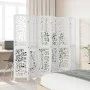 White Paulownia solid wood 6-panel dividing screen by , Room dividers - Ref: Foro24-358746, Price: 164,29 €, Discount: %
